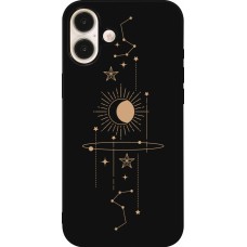 iPhone 16 Plus Case Hülle - Silikon schwarz Spring 23 astro