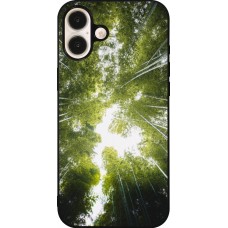 iPhone 16 Plus Case Hülle - Silikon schwarz Spring 23 forest blue sky
