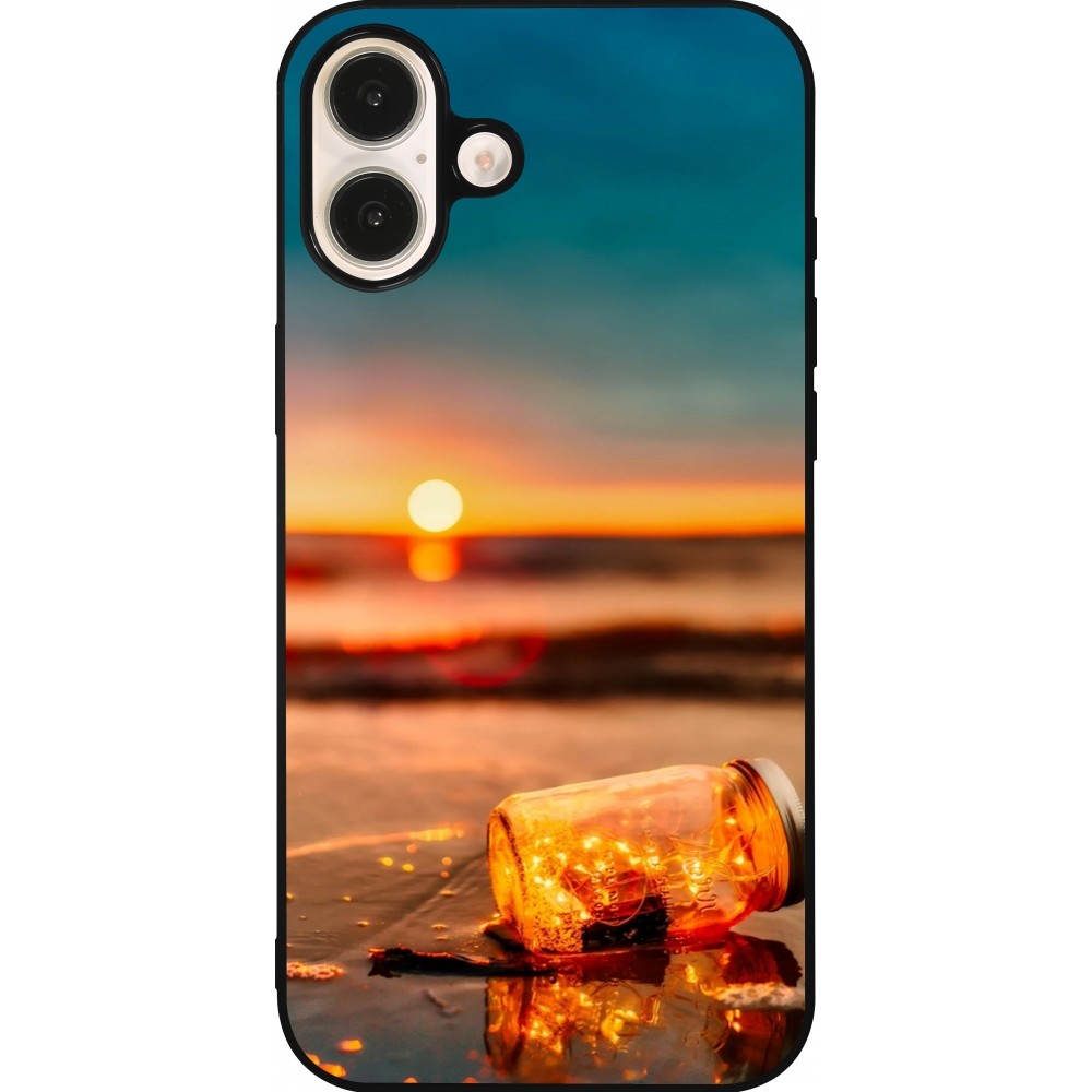 iPhone 16 Plus Case Hülle - Silikon schwarz Summer 2021 16