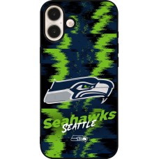 iPhone 16 Plus Case Hülle - Silikon schwarz Super Bowl 26 Seattle 2