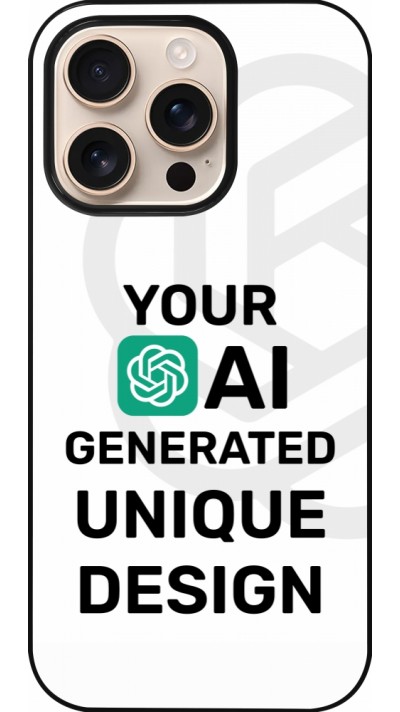 Coque iPhone 16 Pro - 100% unique générée par intelligence artificielle (AI) avec vos idées