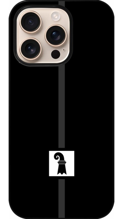 iPhone 16 Pro Case Hülle - Kanton BS schwarz