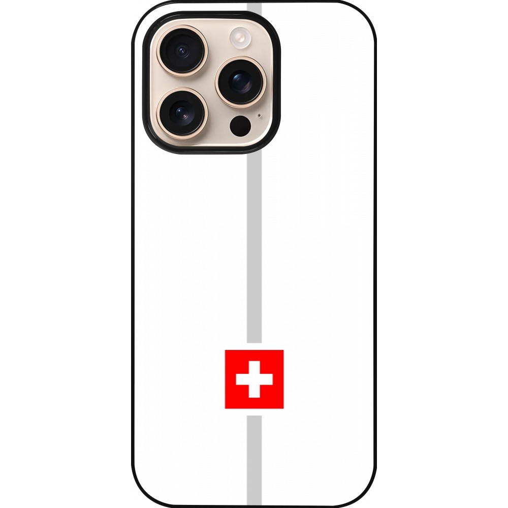iPhone 16 Pro Case Hülle - Kanton CH weiss