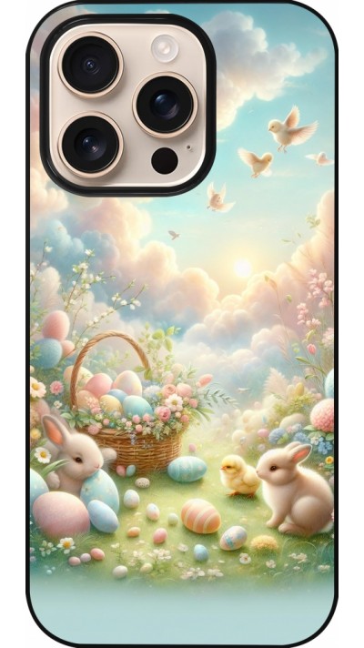 iPhone 16 Pro Case Hülle - Ostern 2025 Pastell Ostern