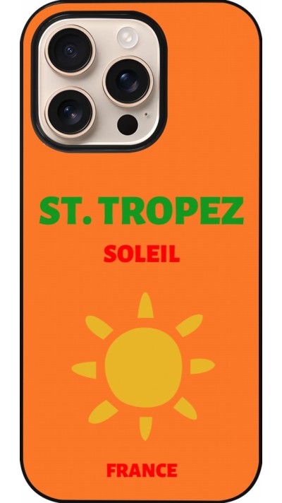 Coque iPhone 16 Pro - Pop Summer Destination St-Tropez