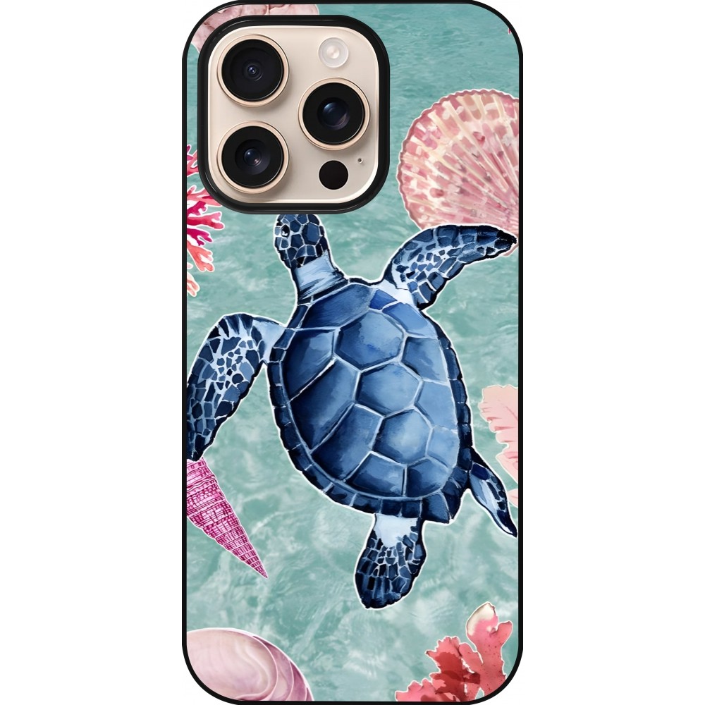 Coque iPhone 16 Pro - Preppy Turtle