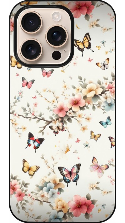 iPhone 16 Pro Case Hülle - Frühling 25 Leichte Schmetterlinge