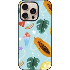 Coque iPhone 16 Pro - Summer 2025 Pattern papaya