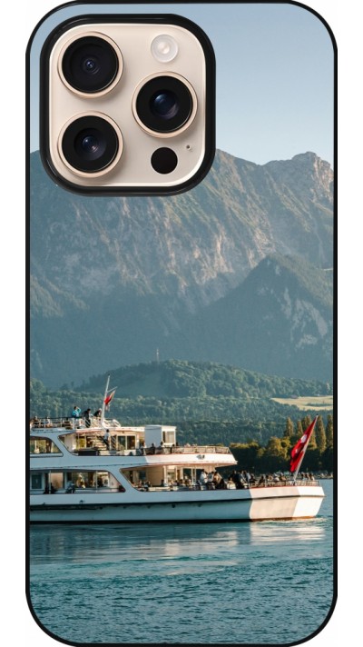 iPhone 16 Pro Case Hülle -  Nationalfeiertag Schweiz Bateau Leman