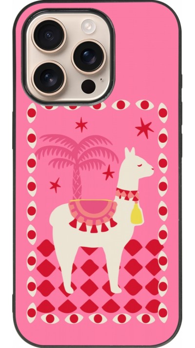 Coque iPhone 16 Pro - Silicone rigide noir Alpaca 2026