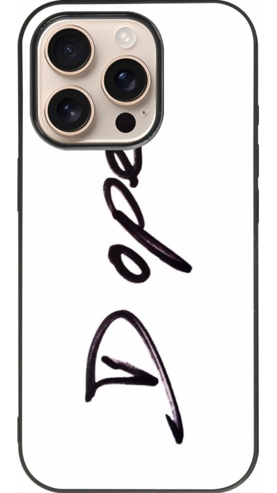 iPhone 16 Pro Case Hülle - Silikon schwarz Dope