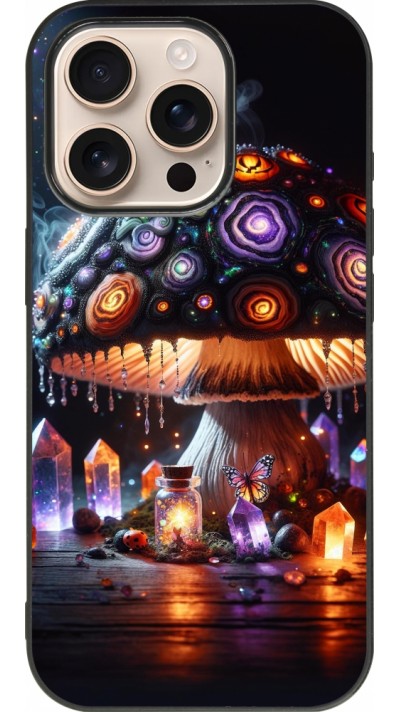 iPhone 16 Pro Case Hülle - Silikon schwarz Halloween Zaubertrank Magie