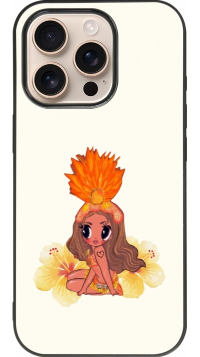 Coque iPhone 16 Pro - Silicone rigide noir Karol G Tropicoqueta