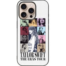 Coque iPhone 16 Pro - Silicone rigide noir Taylor Swift The Eras Tour