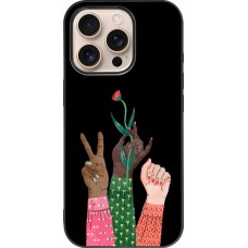 Coque iPhone 16 Pro - Silicone rigide noir Womens day 2026 2