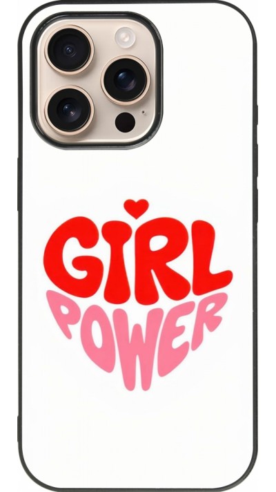 Coque iPhone 16 Pro - Silicone rigide noir Womens day 2026 6