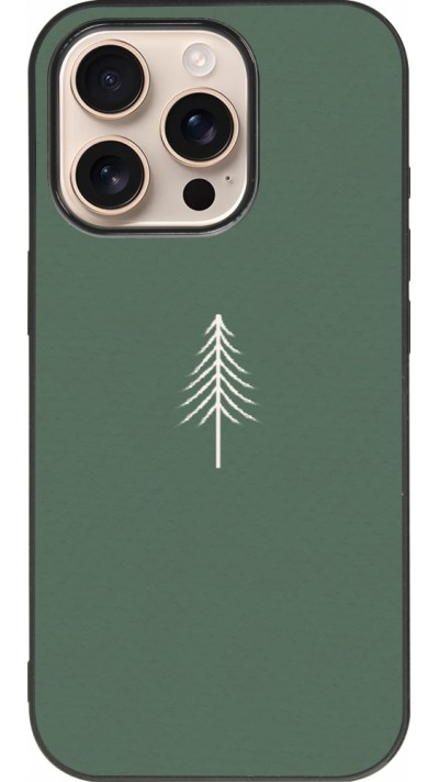 iPhone 16 Pro Case Hülle - Silikon schwarz Christmas 22 minimalist tree