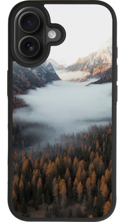 Coque iPhone 17 - Silicone rigide noir Autumn 22 forest lanscape