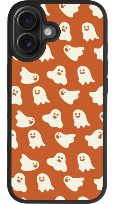 Coque iPhone 17 - Silicone rigide noir Autumn 2024 mini ghosts