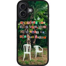 Coque iPhone 17 - Silicone rigide noir Chairs DTMF