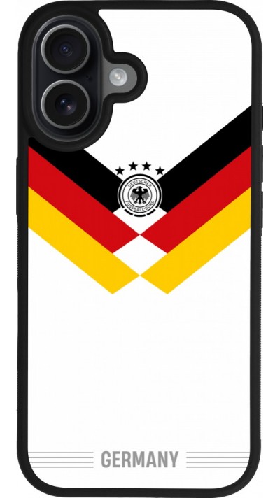 iPhone 17 Case Hülle - Silikon schwarz Deutschland 2026 personalisierbares Fussballtrikot