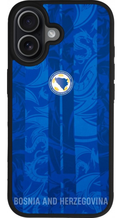 iPhone 17 Case Hülle - Silikon schwarz Bosnien und Herzegowina 2026 personalisierbares Fussballtrikot