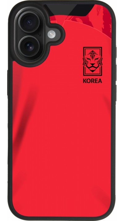 iPhone 17 Case Hülle - Silikon schwarz Südkorea 2022 personalisierbares Fussballtrikot