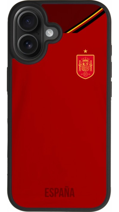 iPhone 17 Case Hülle - Silikon schwarz Spanien 2022 personalisierbares Fußballtrikot