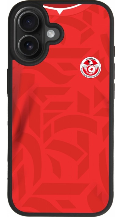 iPhone 17 Case Hülle - Silikon schwarz Tunesien 2022 personalisierbares Fussballtrikot