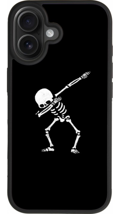 Coque iPhone 17 - Silicone rigide noir Halloween 19 09