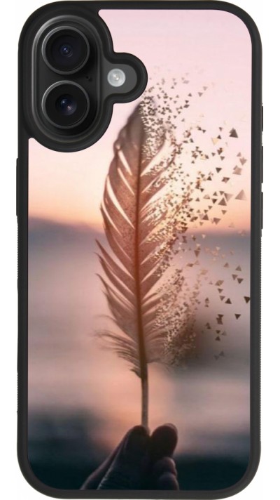 Coque iPhone 17 - Silicone rigide noir Hello September 11 19