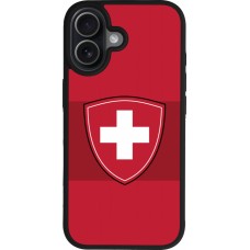 iPhone 17 Case Hülle - Silikon schwarz Hockey World Championship Ecusson Suisse