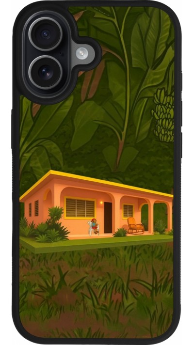 iPhone 17 Case Hülle - Silikon schwarz Benitos house DTMF