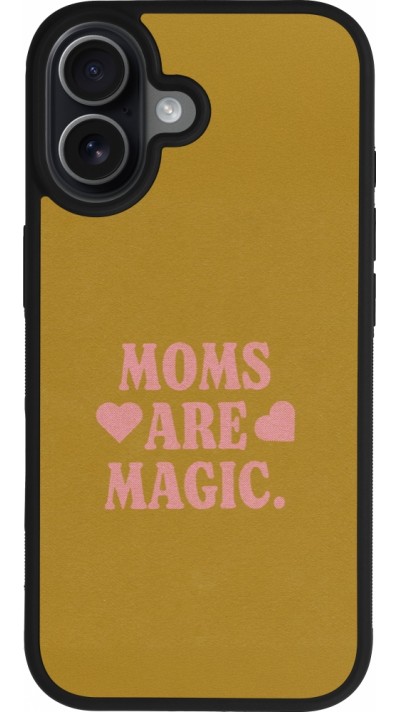 iPhone 17 Case Hülle - Silikon schwarz Mom 2026 Are Magic