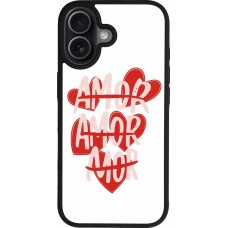 Coque iPhone 17 - Silicone rigide noir Saint Valentines Day 26 Amor