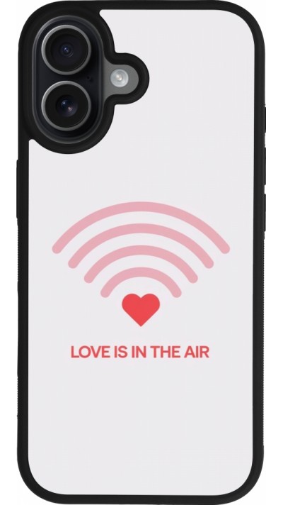iPhone 17 Case Hülle - Silikon schwarz Saint Valentines Day 26 Love is in the air