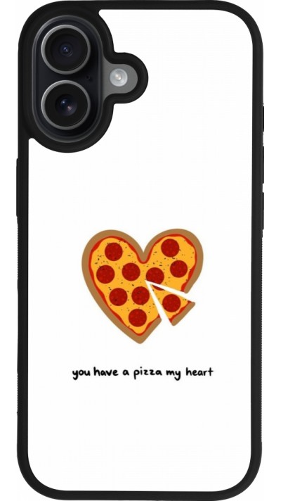 iPhone 17 Case Hülle - Silikon schwarz Saint Valentines Day 26 You have my pizza heart