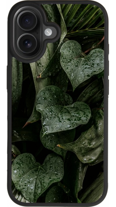 Coque iPhone 17 - Silicone rigide noir Spring 23 fresh plants