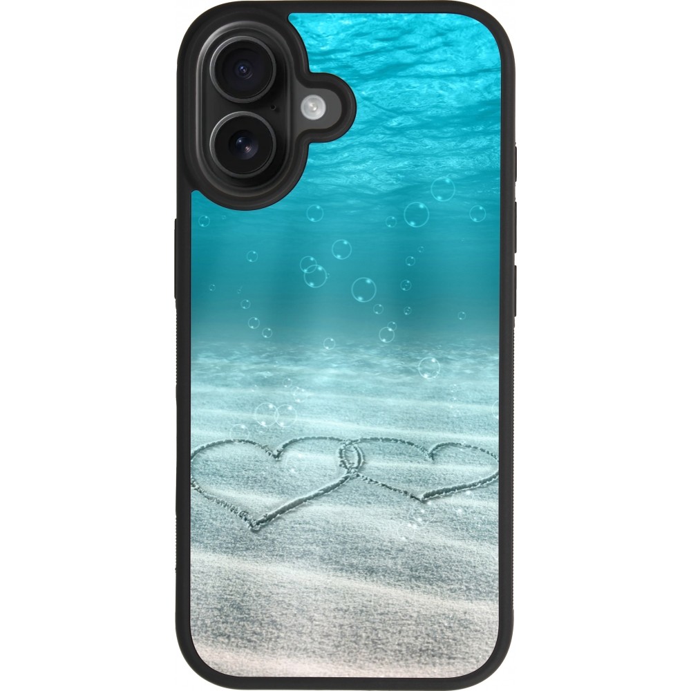 Coque iPhone 17 - Silicone rigide noir Summer 18 19