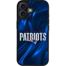 Coque iPhone 17 - Silicone rigide noir Super Bowl 26 Patriots 2