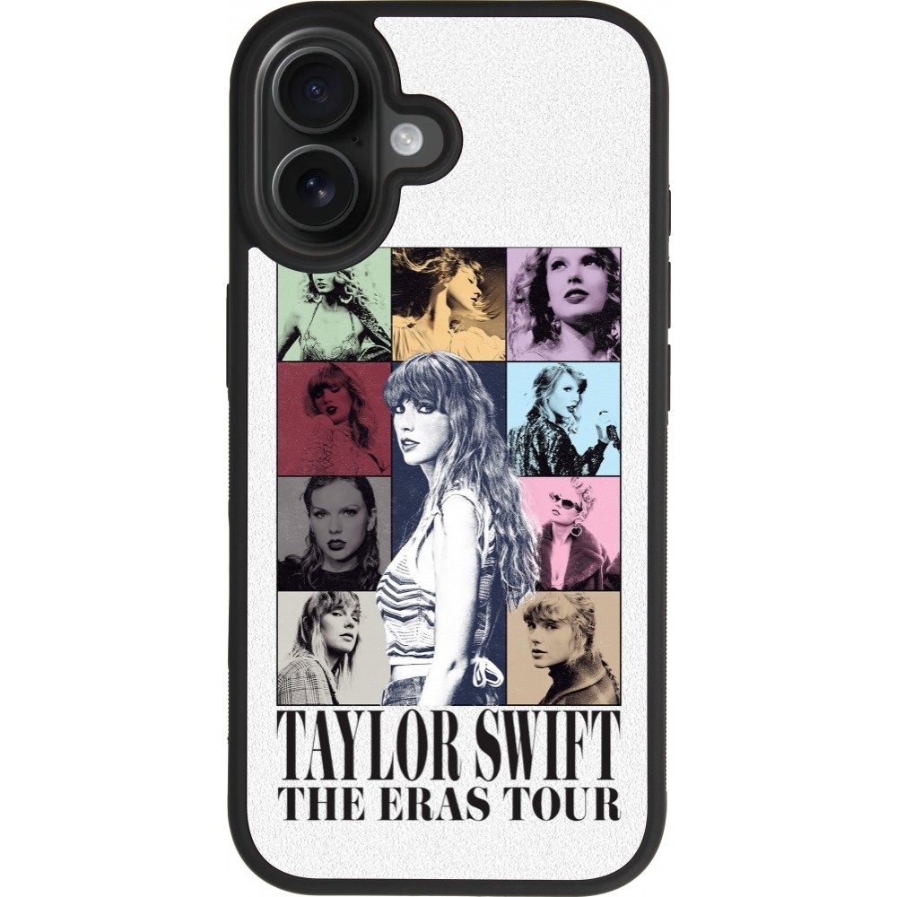 iPhone 17 Case Hülle - Silikon schwarz Taylor Swift The Eras Tour