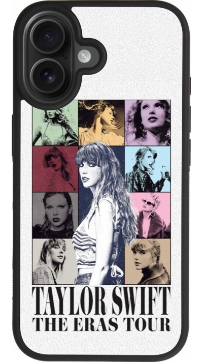 Coque iPhone 17 - Silicone rigide noir Taylor Swift The Eras Tour