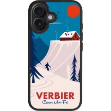 iPhone 17 Case Hülle - Silikon schwarz Verbier Cabane Mont-Fort