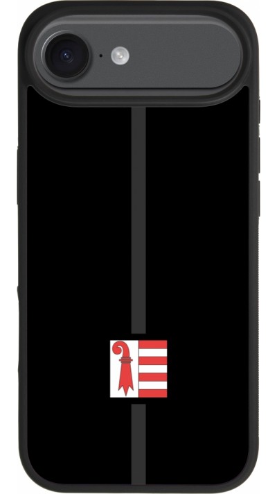 iPhone Air Case Hülle - Silikon schwarz Kanton JU schwarz