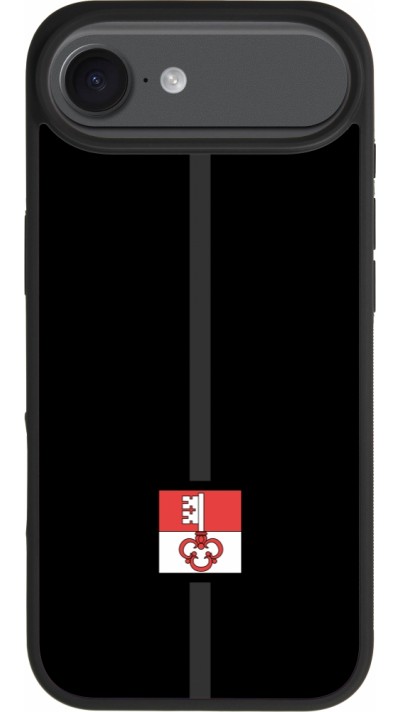 iPhone Air Case Hülle - Silikon schwarz Kanton OW schwarz