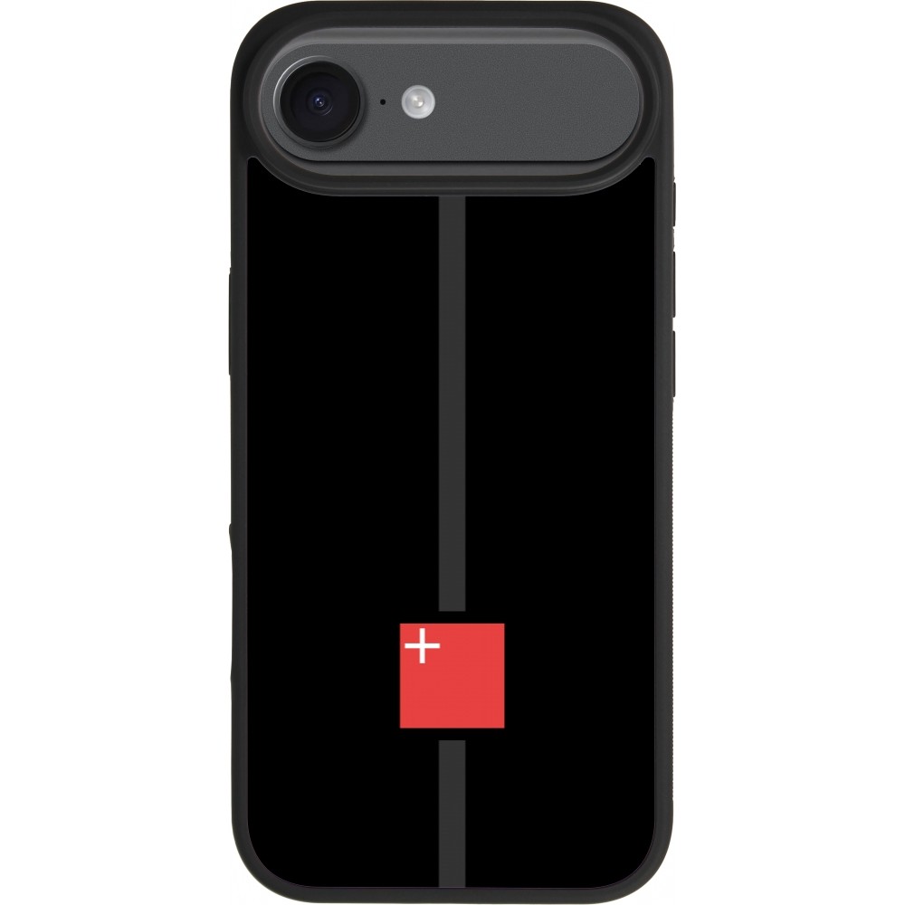 iPhone Air Case Hülle - Silikon schwarz Kanton SZ schwarz