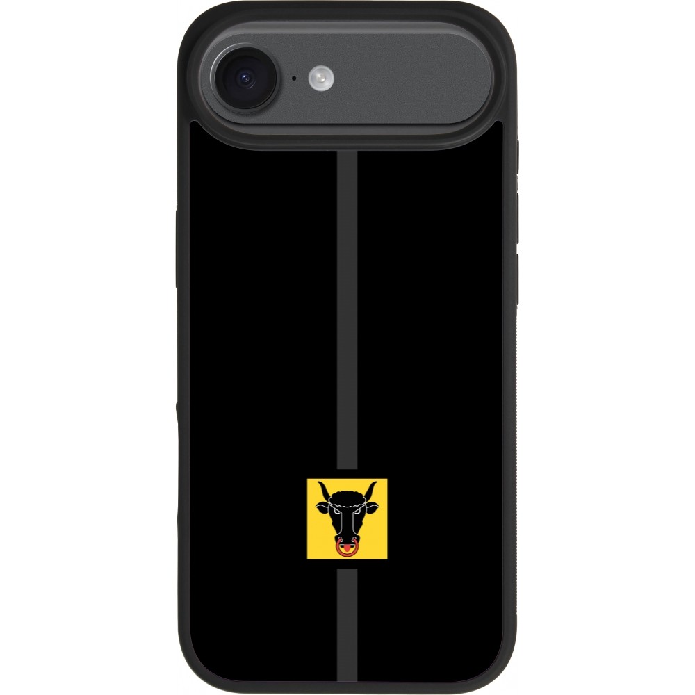 iPhone Air Case Hülle - Silikon schwarz Kanton UR schwarz