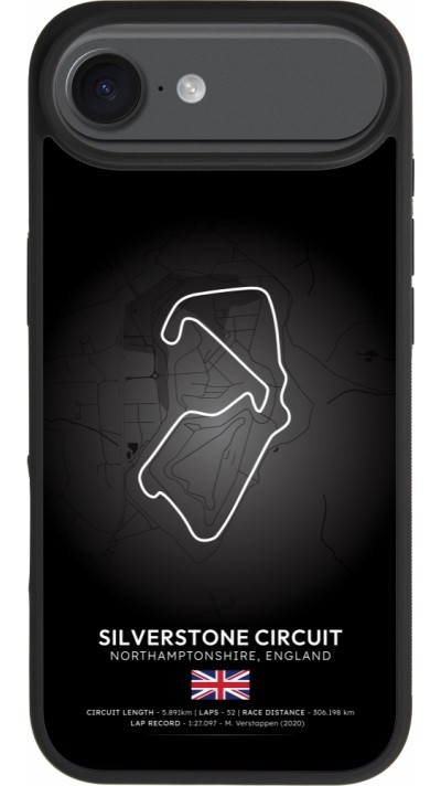 iPhone Air Case Hülle - Silikon schwarz F1 Track 2025 Great Britan iPhone Air Case Hülle - Silikon schwarz F1 Track 2025 Great Britan