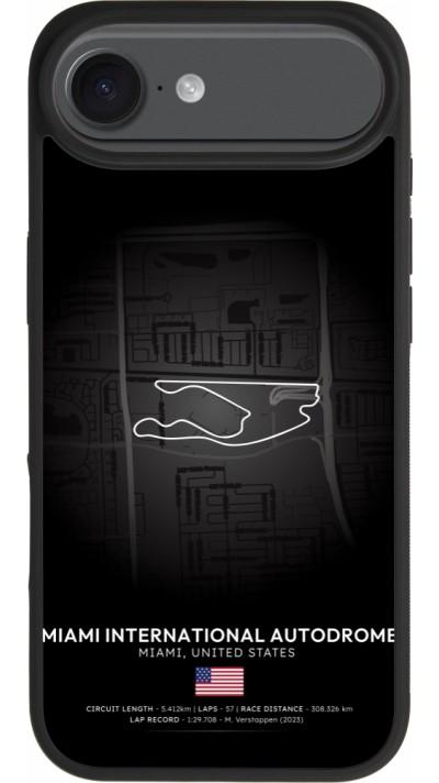 iPhone Air Case Hülle - Silikon schwarz F1 Track 2025 Miami iPhone Air Case Hülle - Silikon schwarz F1 Track 2025 Miami