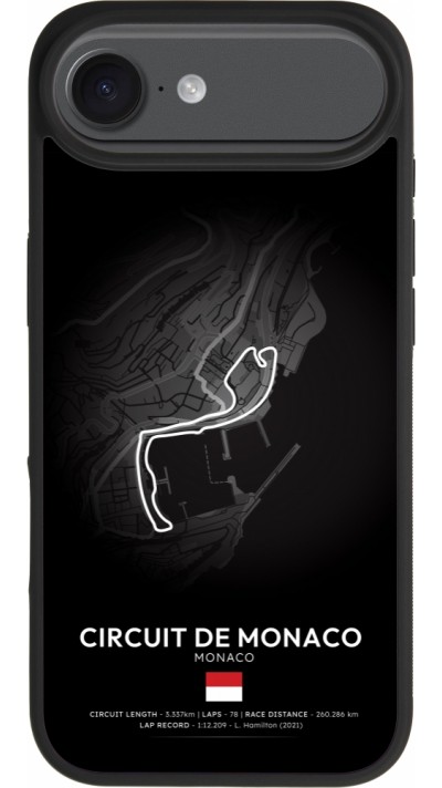 iPhone Air Case Hülle - Silikon schwarz F1 Track 2025 Monaco iPhone Air Case Hülle - Silikon schwarz F1 Track 2025 Monaco